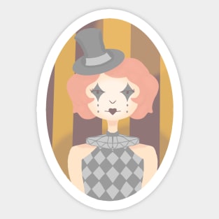 the circus performer Sticker